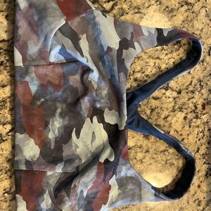 Lululemon wunder train medium support sports bra  Heritage camo